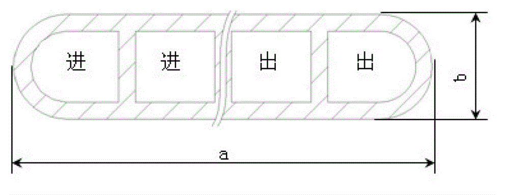 Heat exchange device for lithium ion battery of electric automobile