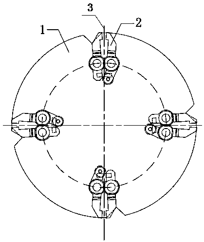 Integrated multi-station plate and automatic guide pin clamping device for assembling aluminum electrolytic capacitors