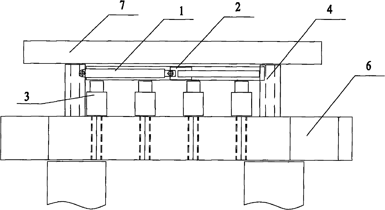 Jack-in erection equipment for bridge