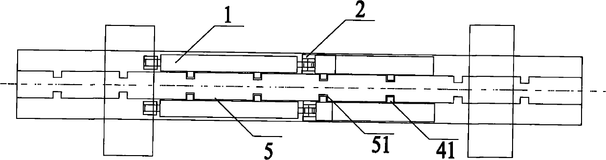 Jack-in erection equipment for bridge