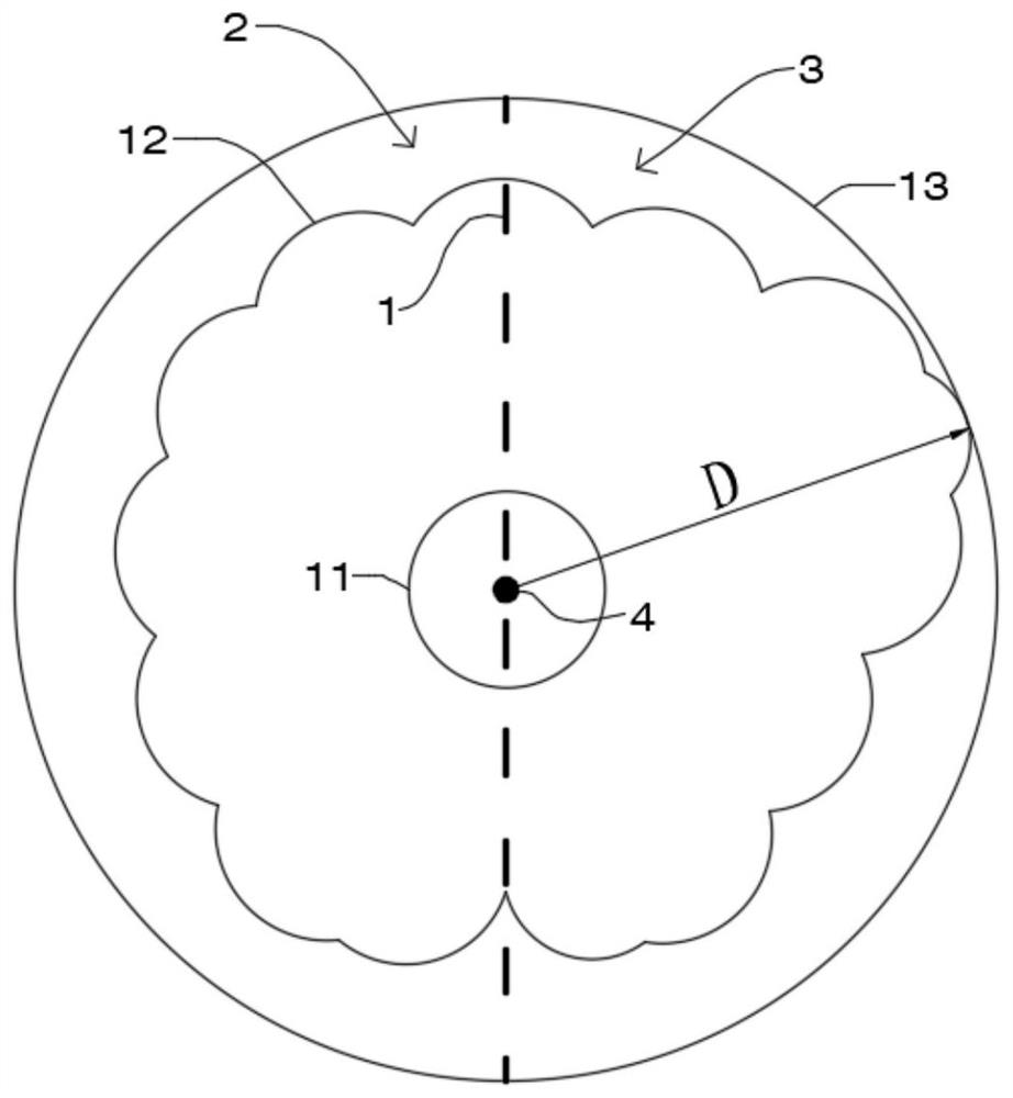 Method for determining optimal planting surface of foliage arbor by bisection method and positioning device