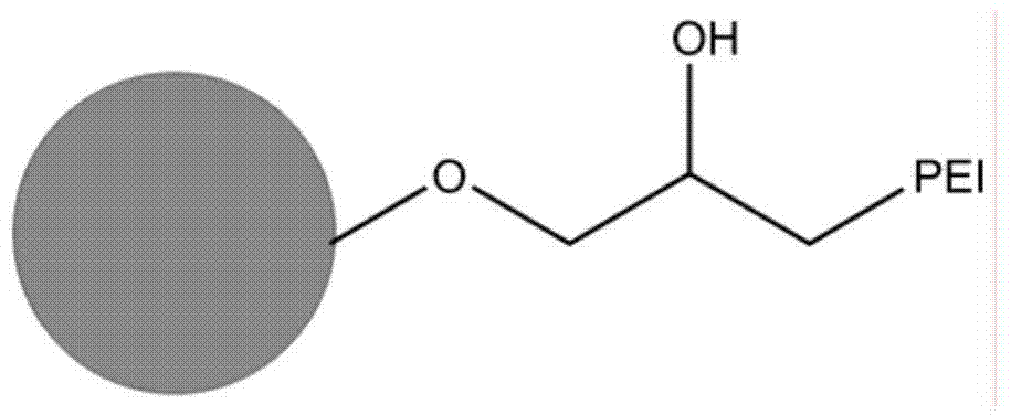 Method for increasing protein adsorption capacity and adsorption rate by using high-density polyethylenimine (PEI) modified medium