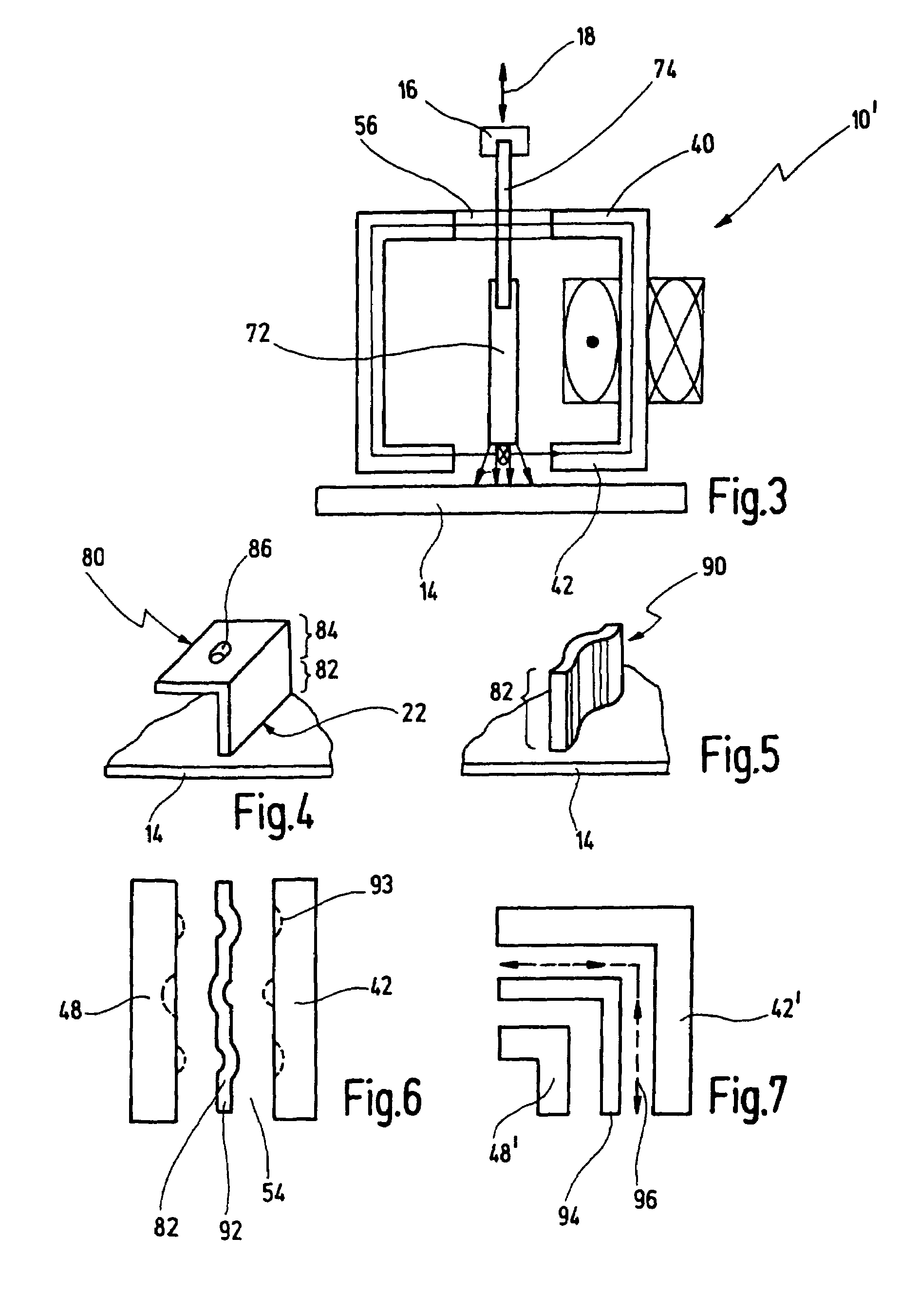 Electric arc welding device, method of welding metal sheets to metallic counterpieces, and welding element