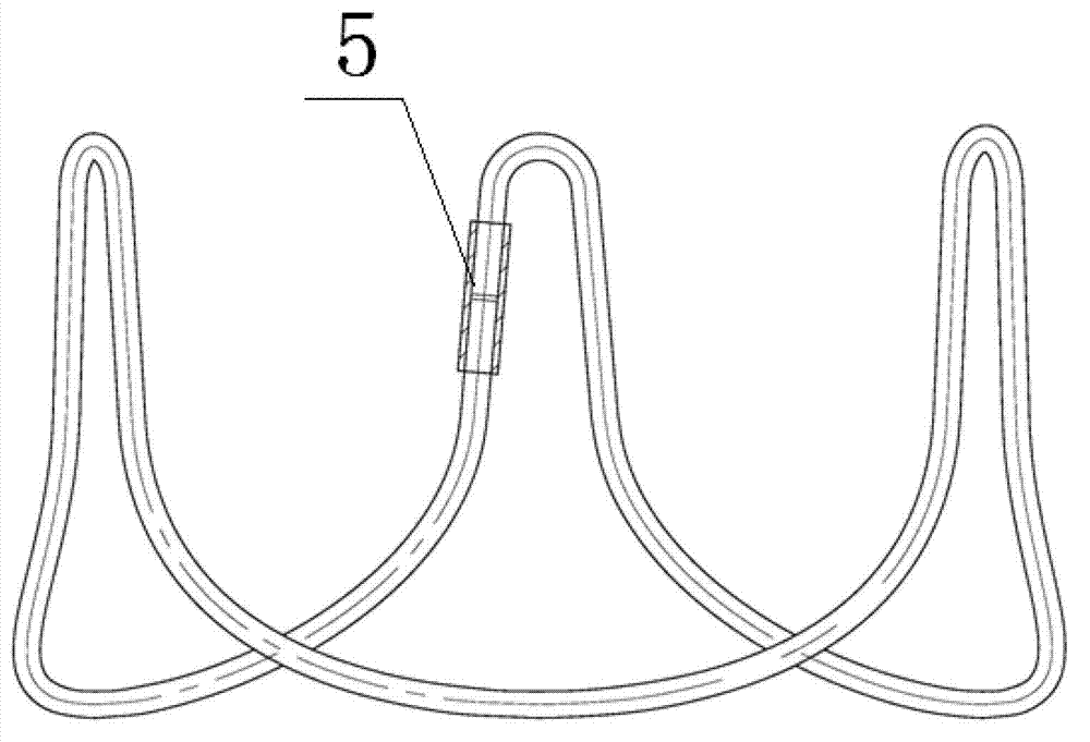 Heart valve prosthesis and valve stent thereof