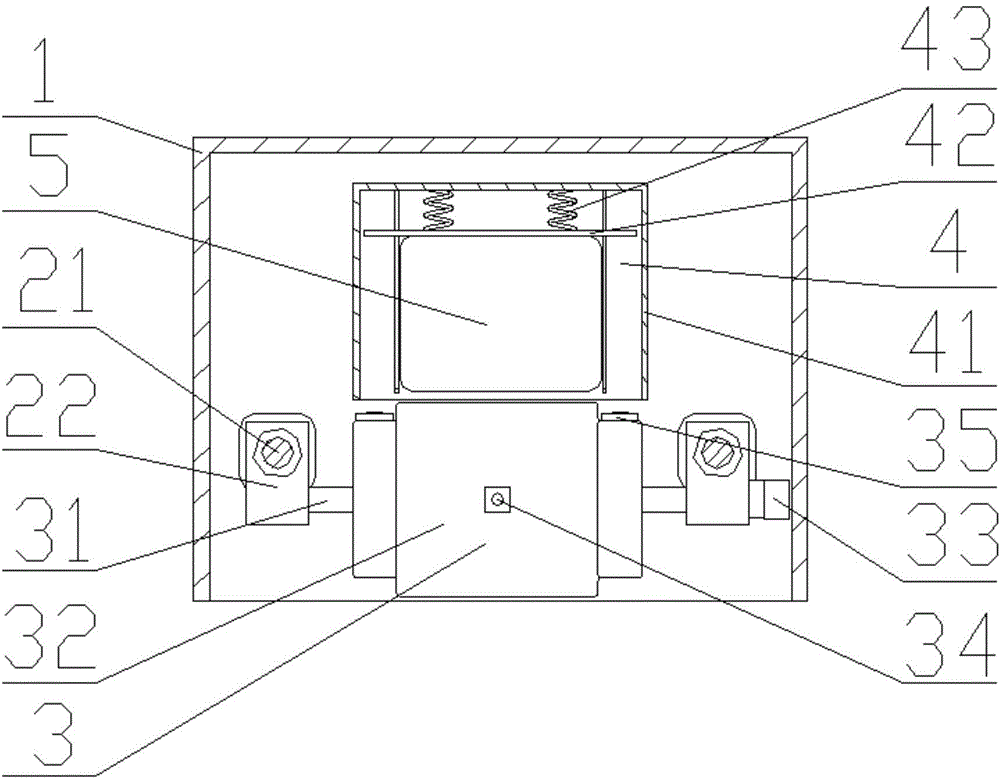 Single-meal-channel outputting device of automatic boxed meal machine