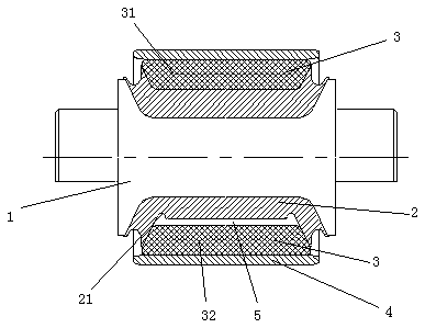 Method for improving fatigue reliability of axle box positioning node and axle box positioning node