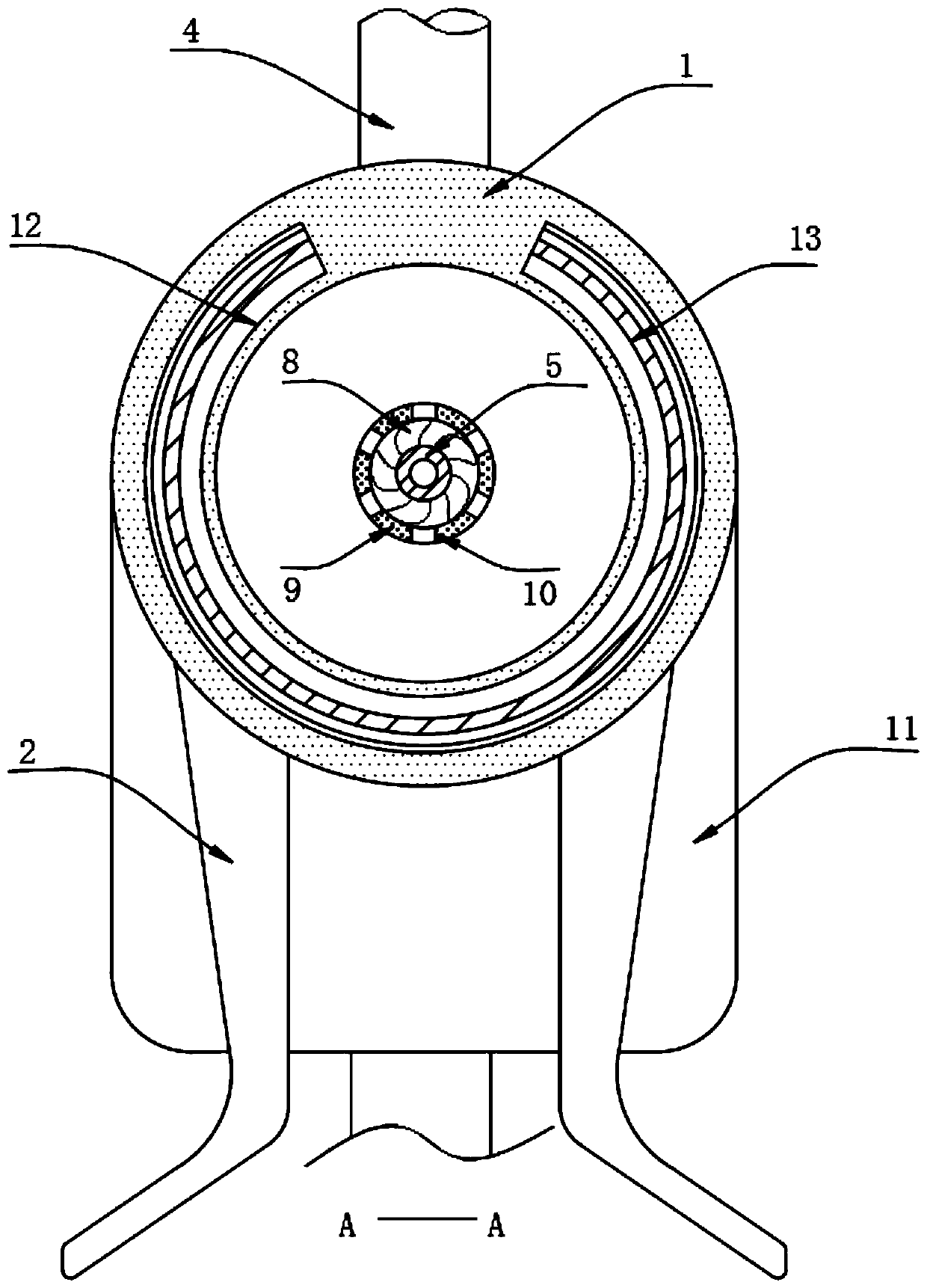 Energy-saving and high-efficiency thermal desorption system for soil remediation