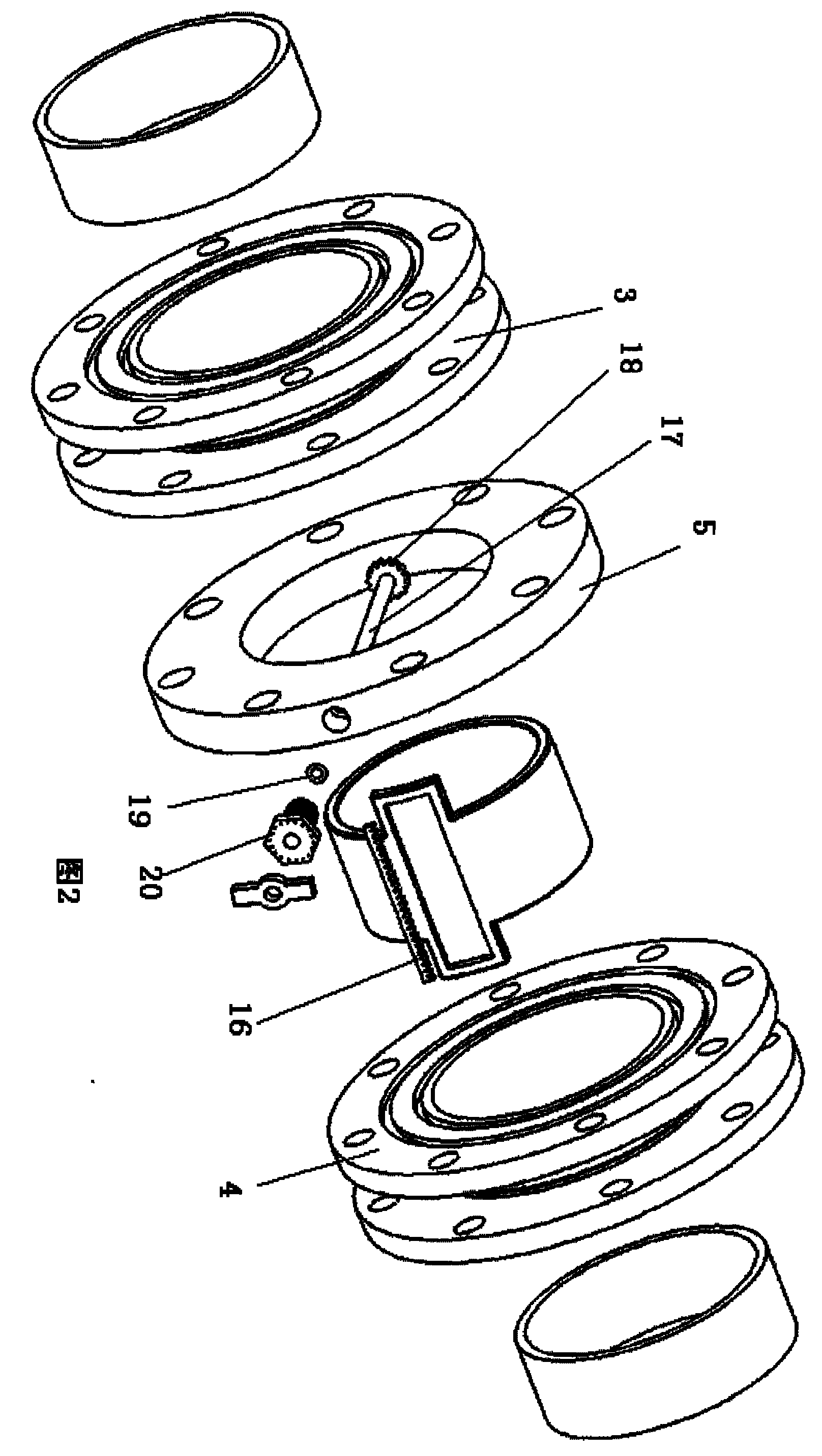 Cavity structure of ECR plasma sputtering apparatus