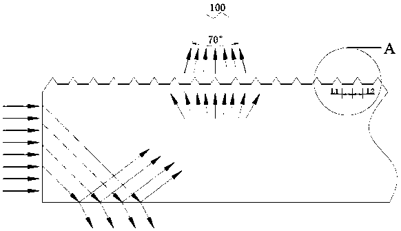 Light guide film and display device