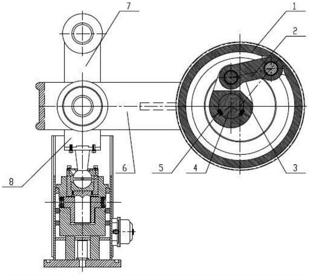 Transmission device of press