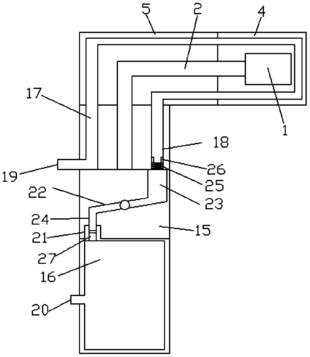 Heat dissipation structure of module spot lamp