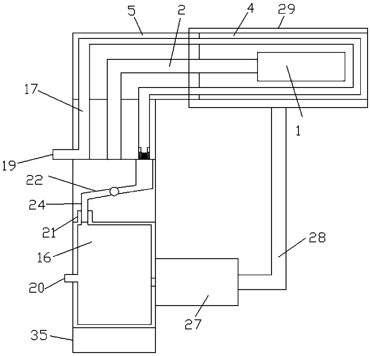 Heat dissipation structure of module spot lamp