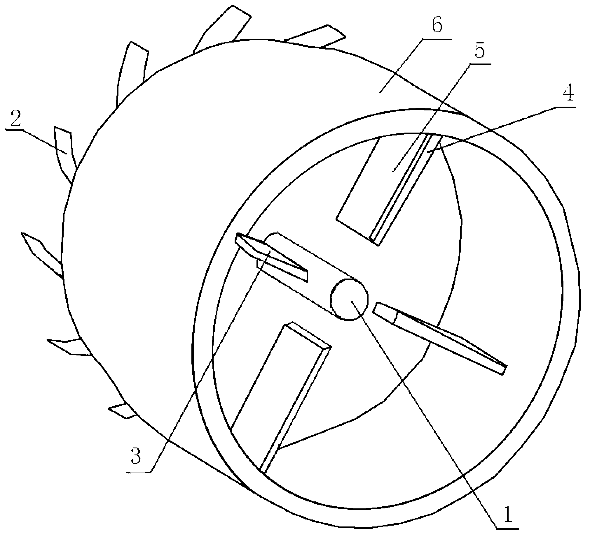 Miniature wind-power piezoelectric generator