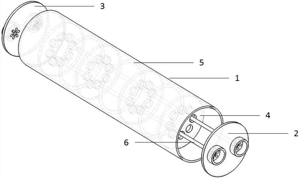 Oily sewage purifying device based on photocatalysis and electrolysis technologies