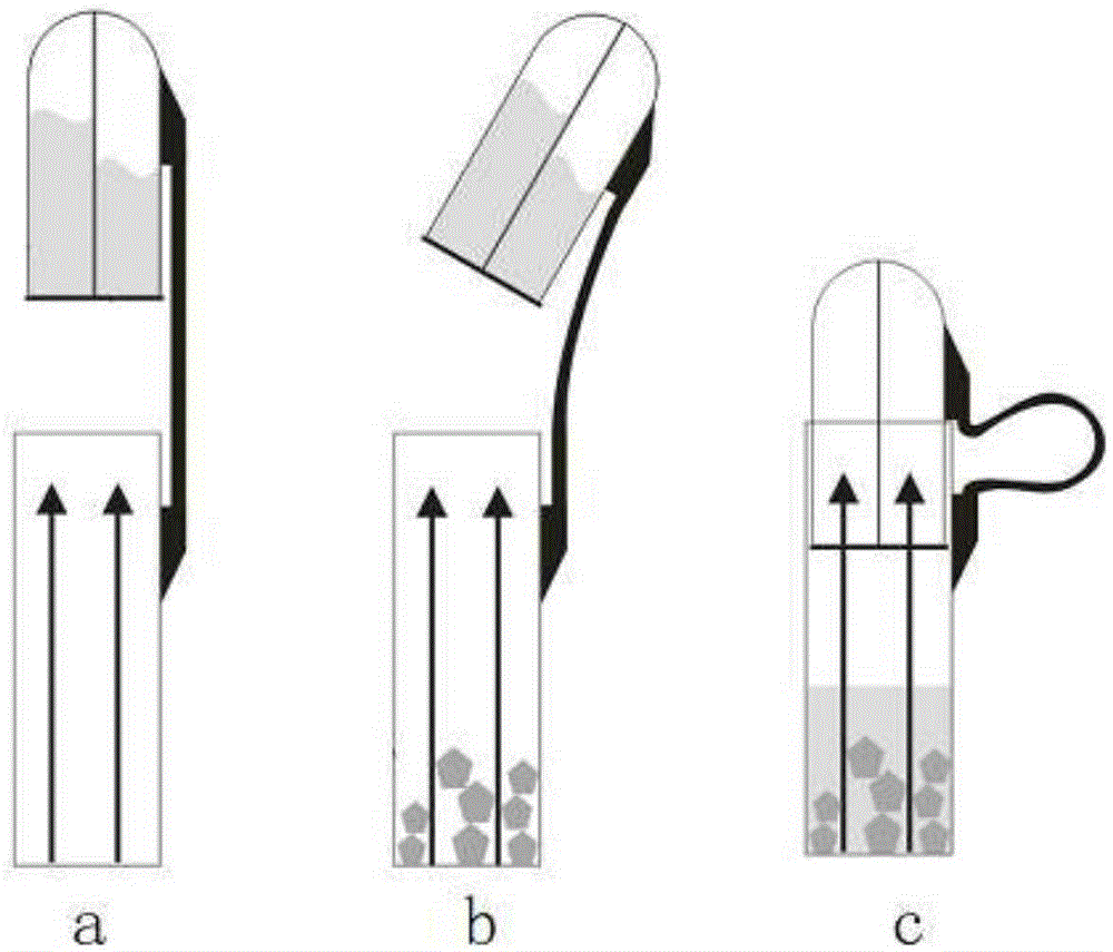 A rapid detection reagent tube for sulfur dioxide and its detection method