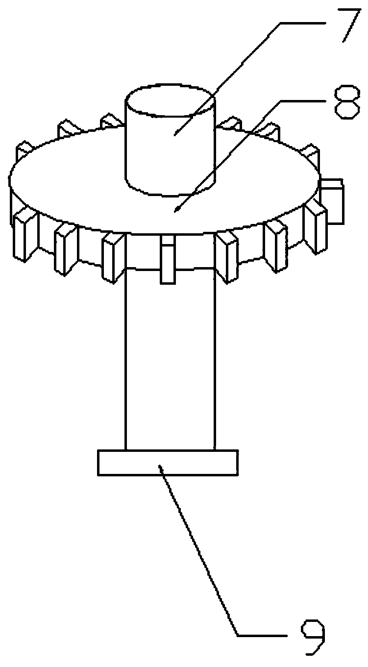 High-efficiency energy-saving textile machine winding reel mechanism