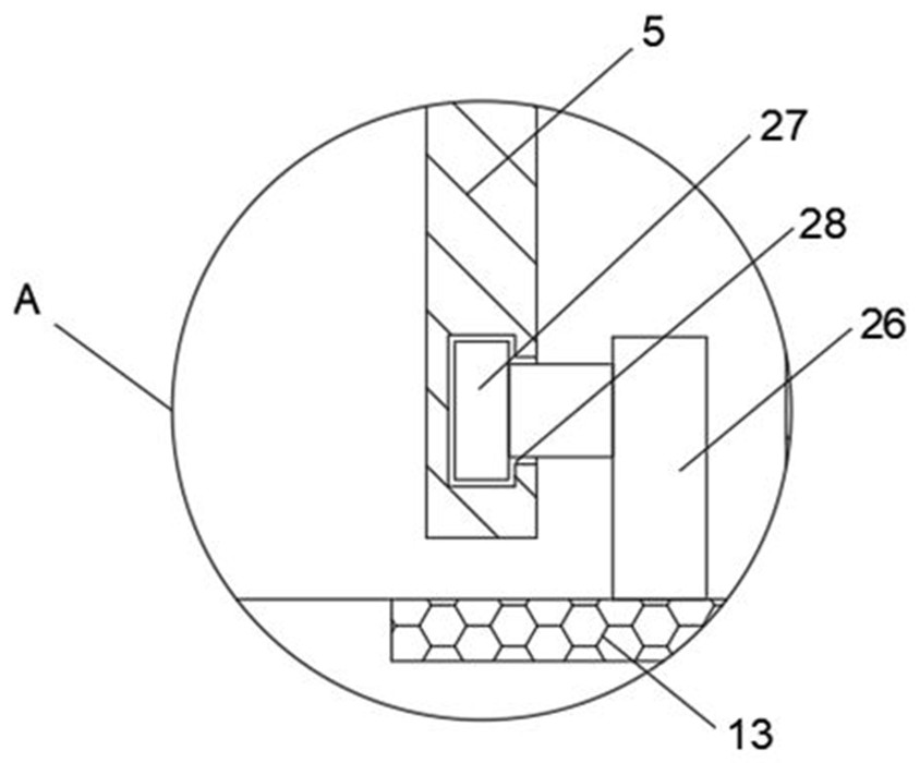 Ore crushing device suitable for mineral exploration