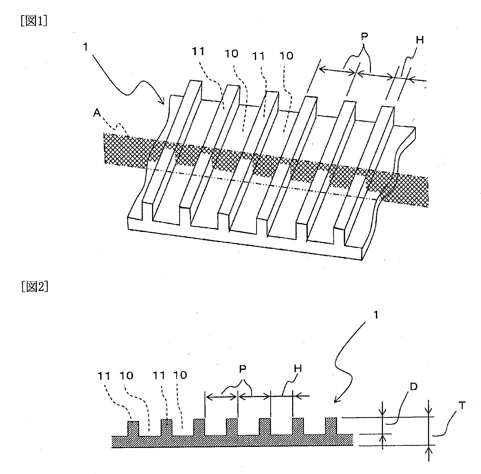 Liquid separation device, flow channel material and process for producing the same