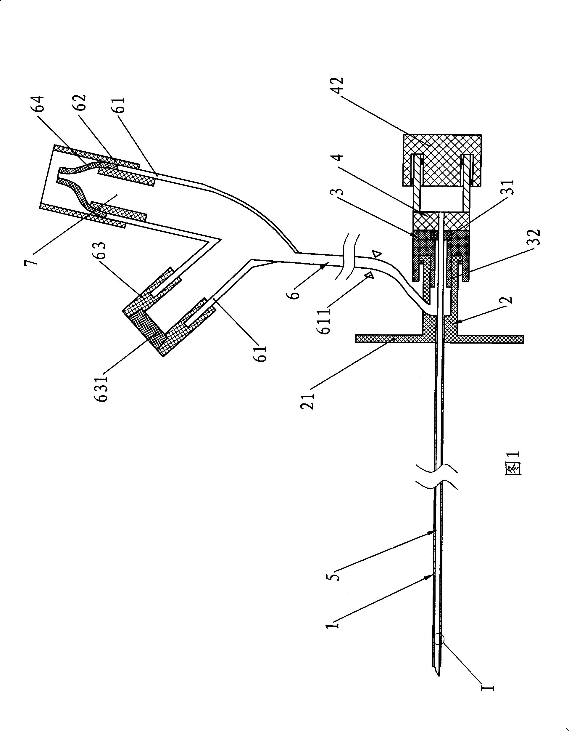 Disposable thoracic drainage needle