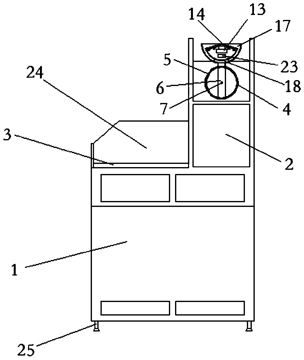 A nut automatic arrangement device