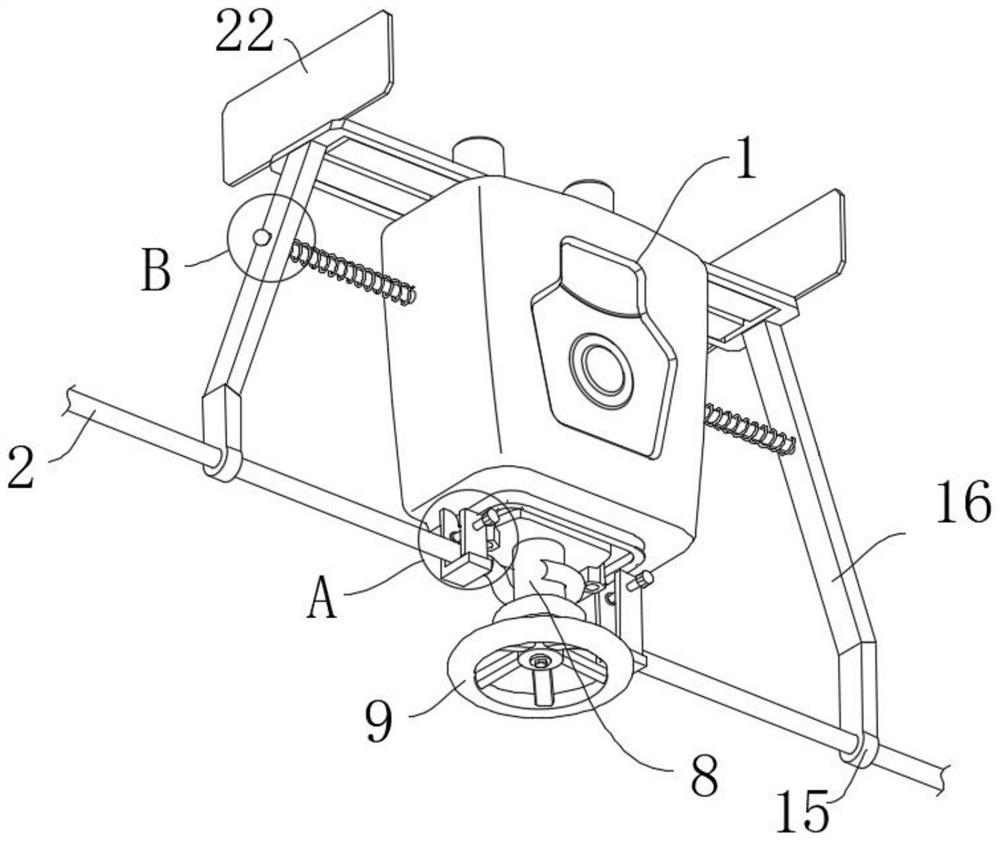 Temperature and humidity monitoring device for atmospheric environment