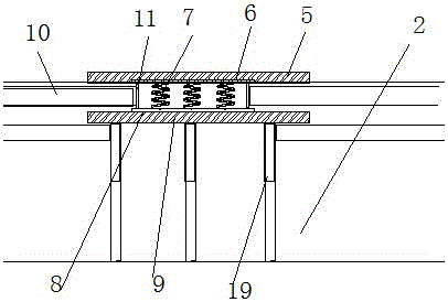 Molding mold of injection molding hollow tube and using method