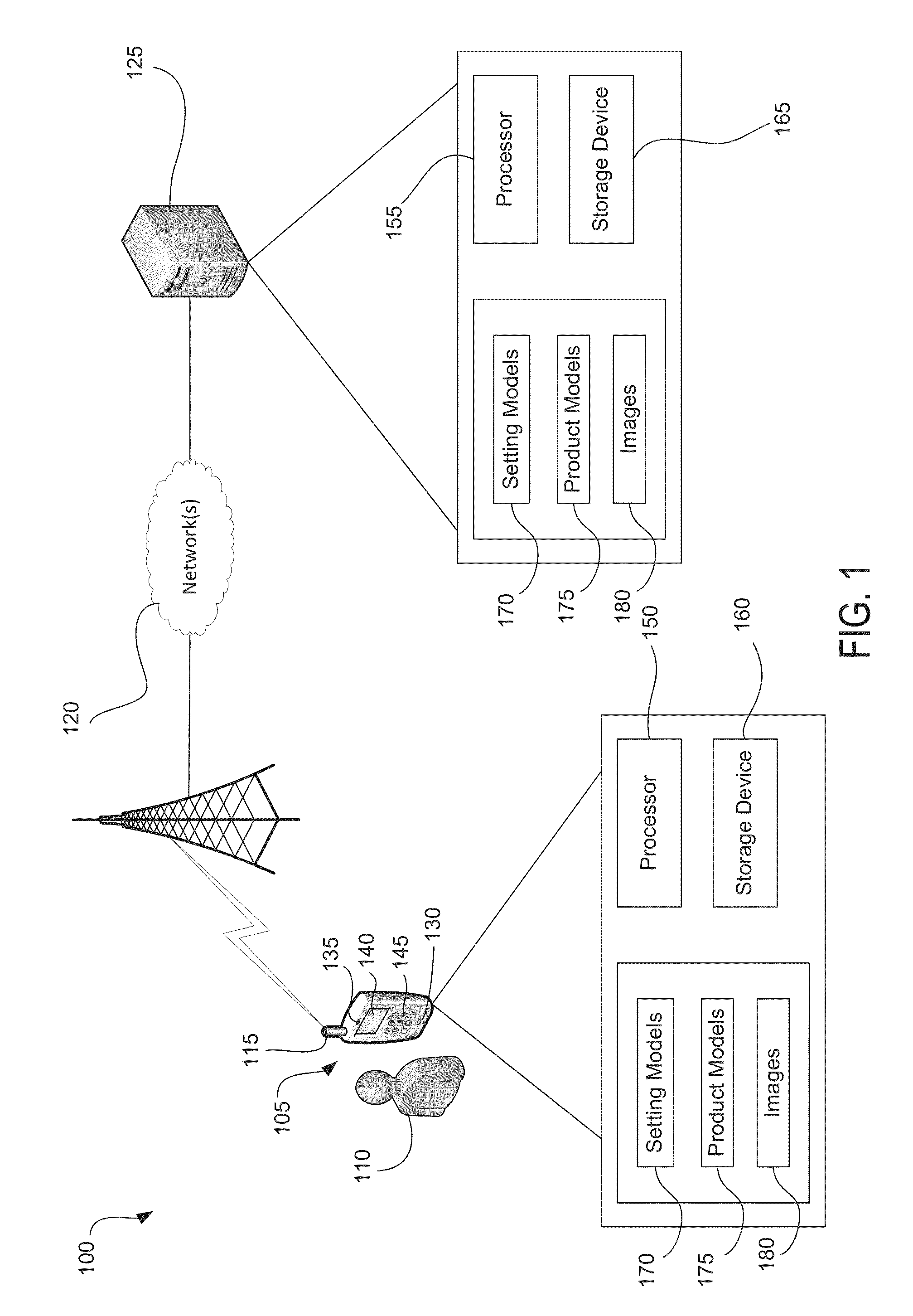 System and method for presenting true product dimensions within an augmented real-world setting