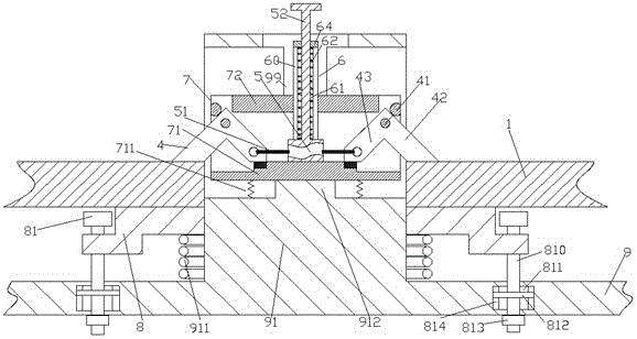 Workpiece installing and positioning equipment adjusted manually