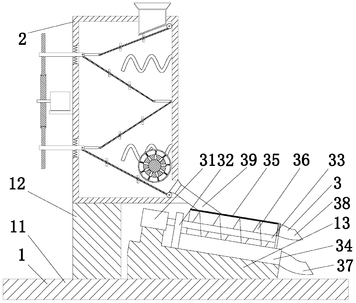 Camellia seed processing machine