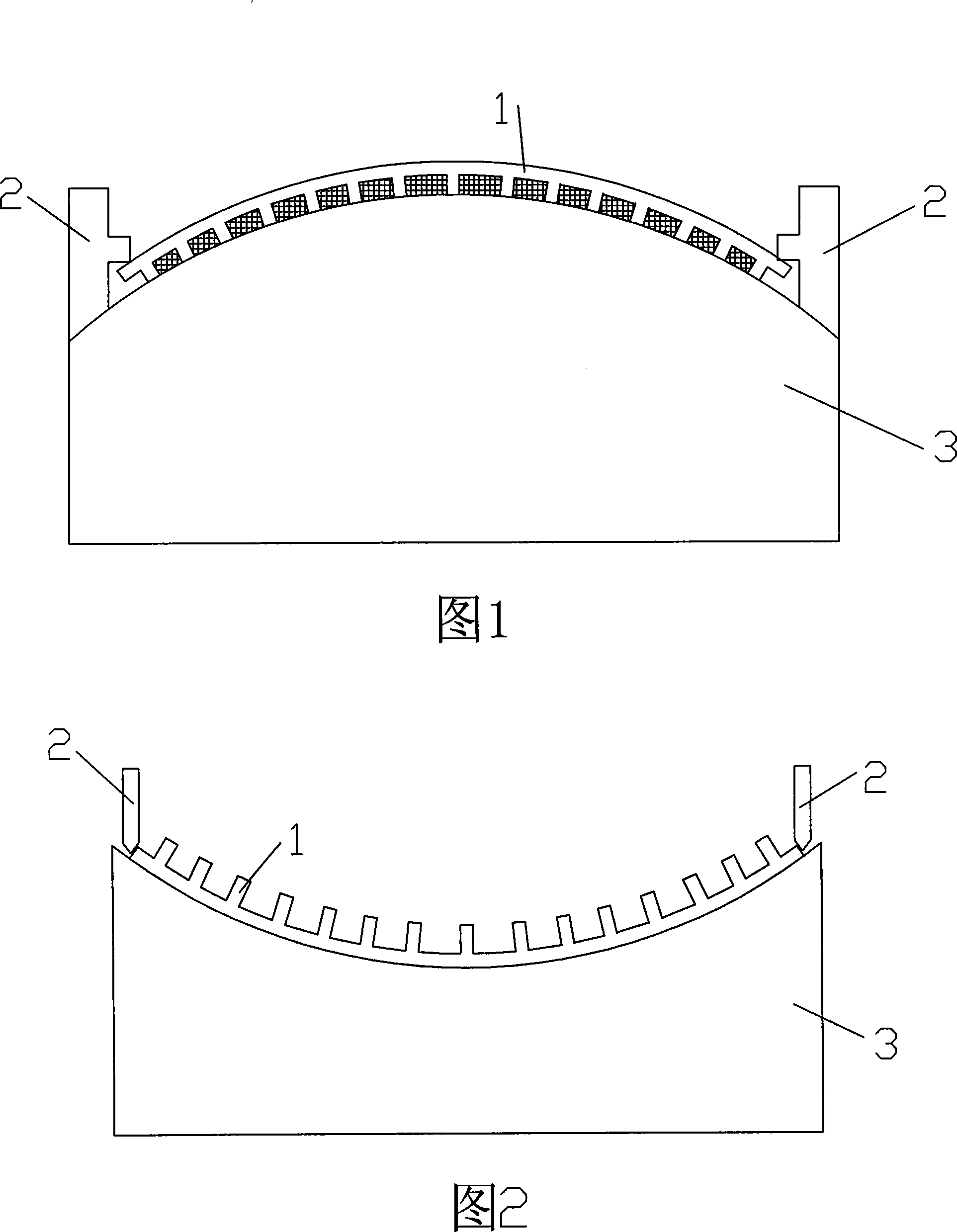 Integral wall plate digitalized composite shaping process based on bending and moving point heat source