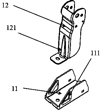 Turnover automobile seat supporting device