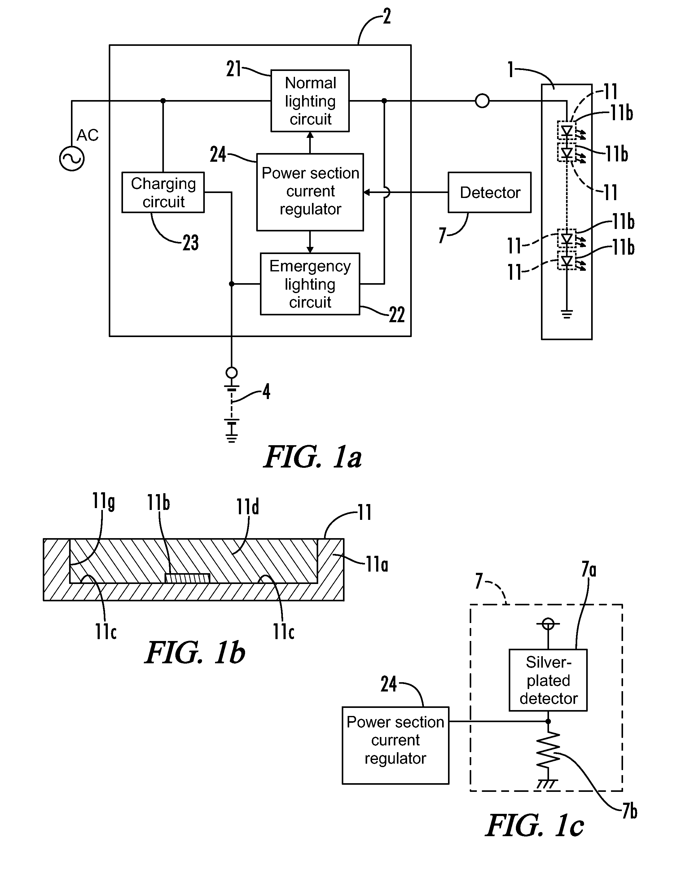 LED luminaire with automatic luminance compensation