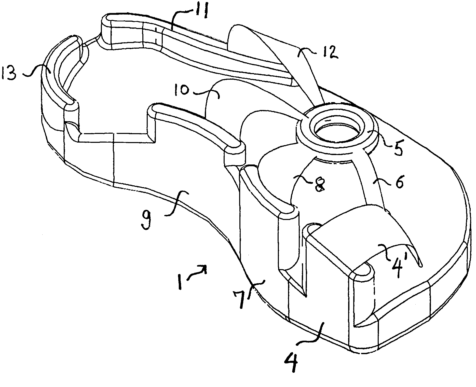 Orthopedic corrective sandal or shoe