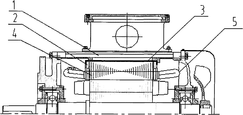 Novel air compressor asynchronous motor