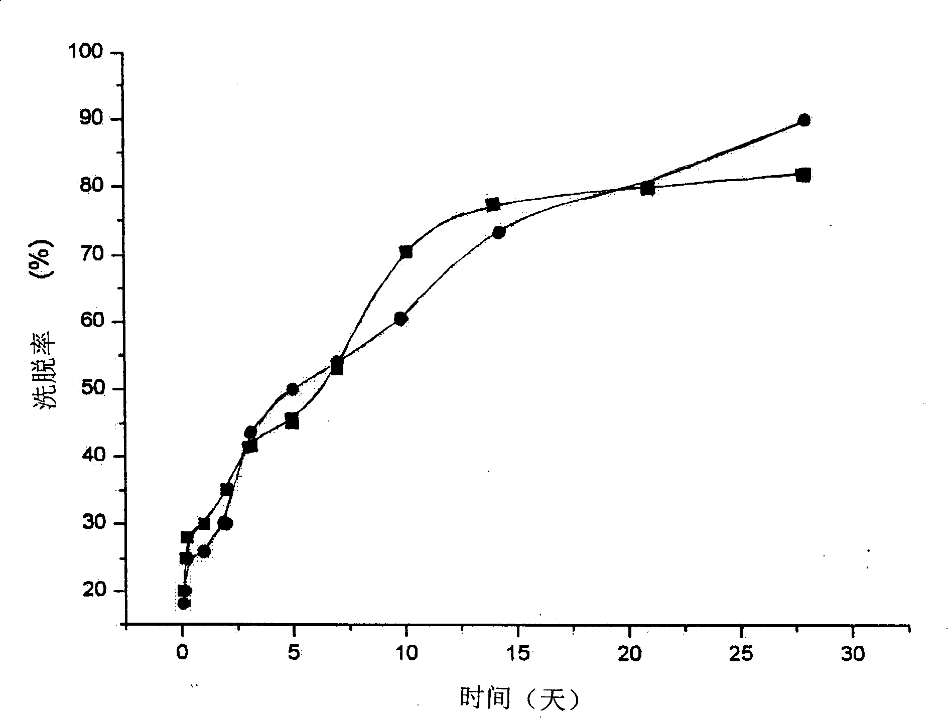 Medicament elution instrument nanometer class colon washer machineole drug releasing structure and preparing  method thereof