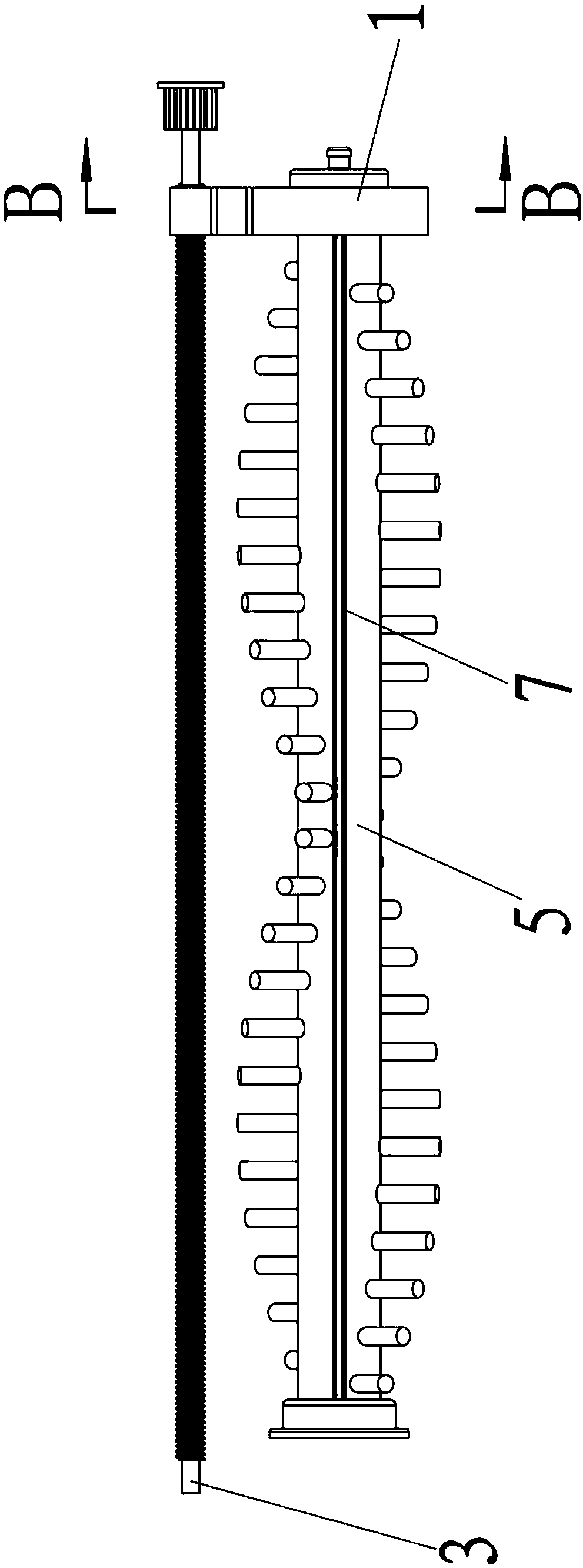 Roller brush wrapping removal device for cleaning utensils and cleaning utensils thereof