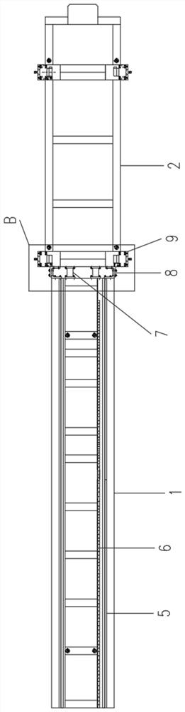 Movable aerospace craft filling device