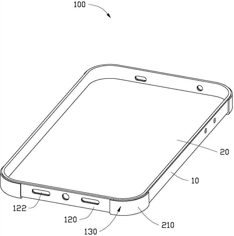 Mobile terminal casing and manufacturing method thereof