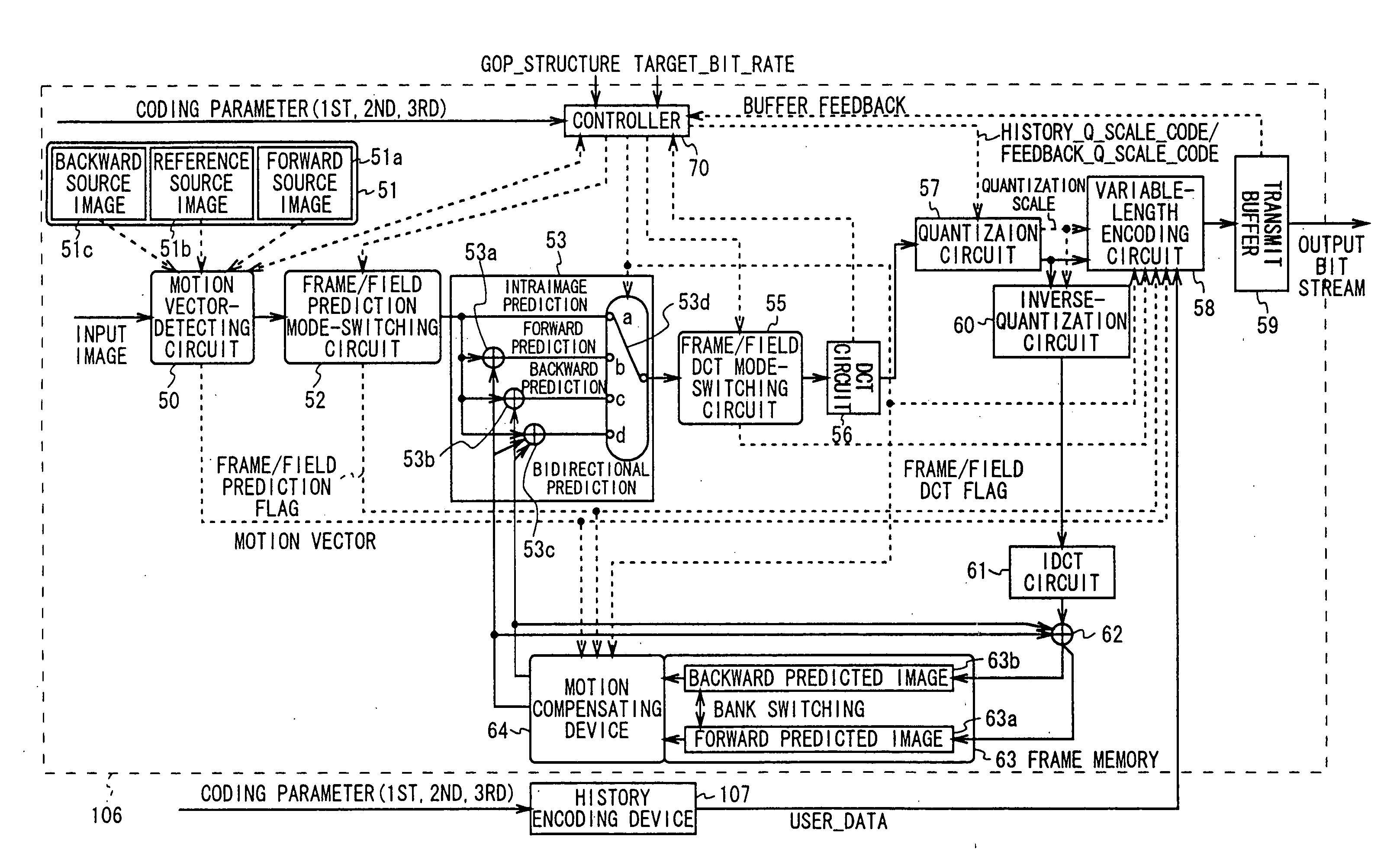 Coding system and method, encoding device and method, decoding device and method, recording device and method, and reproducing device and method