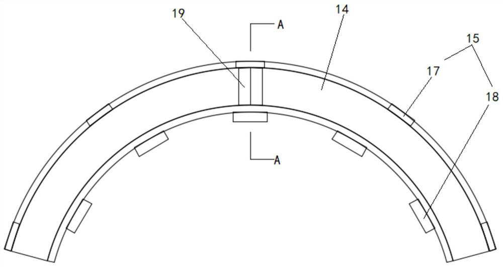 Semi-fabricated independent cover arch structure for tunnel zero excavation and tunnel entering and construction method thereof