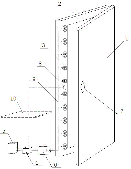 Intelligent smoothing type self-absorption electric control door