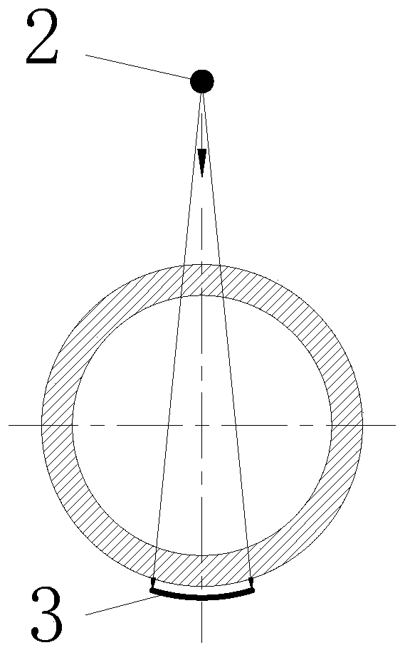 Nondestructive testing method for pipeline welding joint of thermal power plant and flow detection hole blocking piece