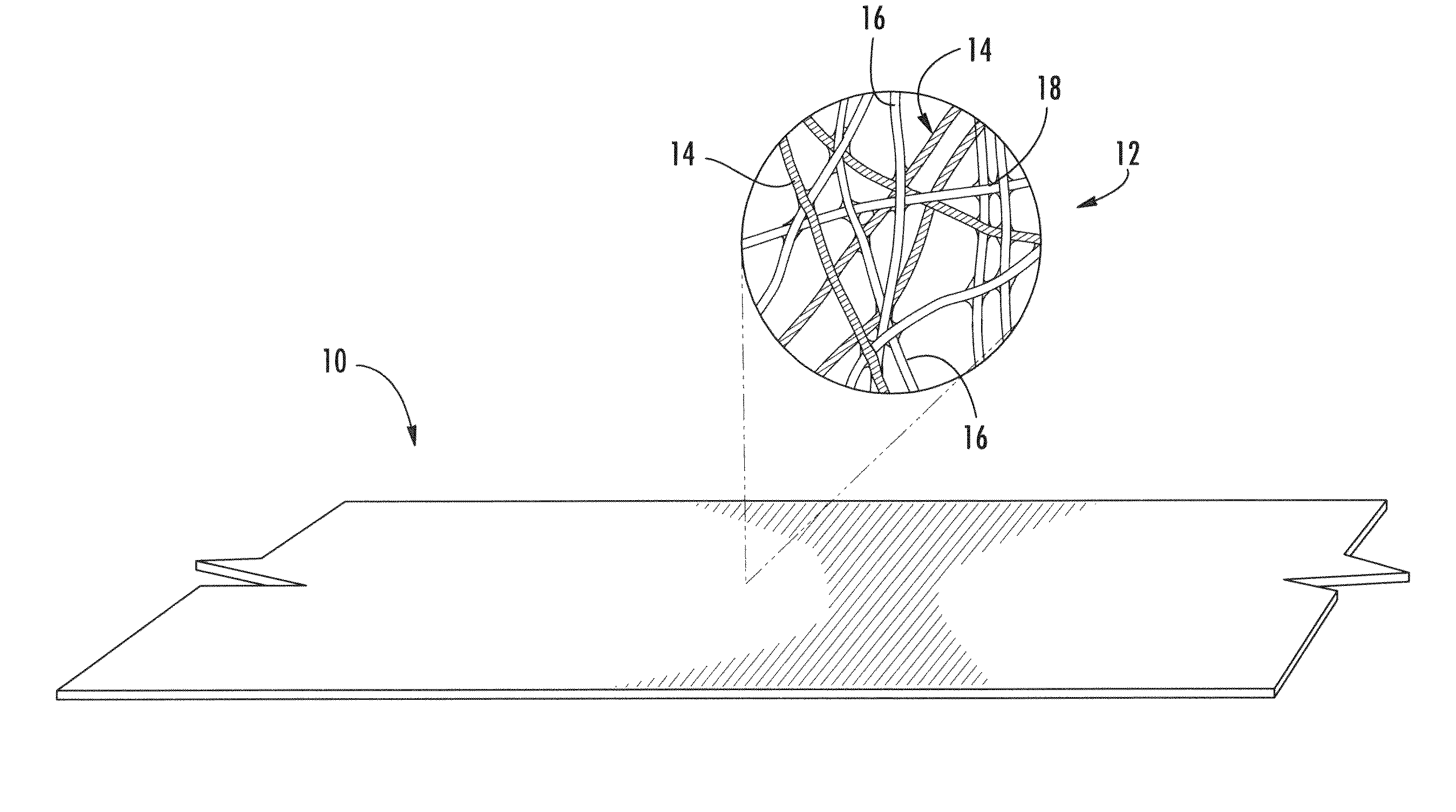 Area bonded nonwoven fabric from single polymer system