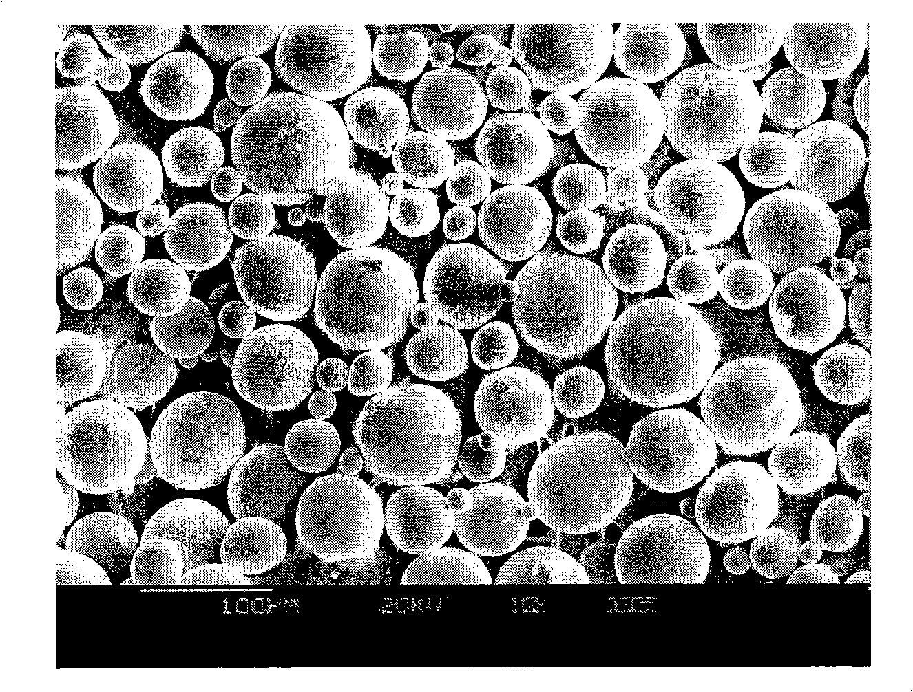 Method for preparing high niobium containing titanium aluminium alloy powder