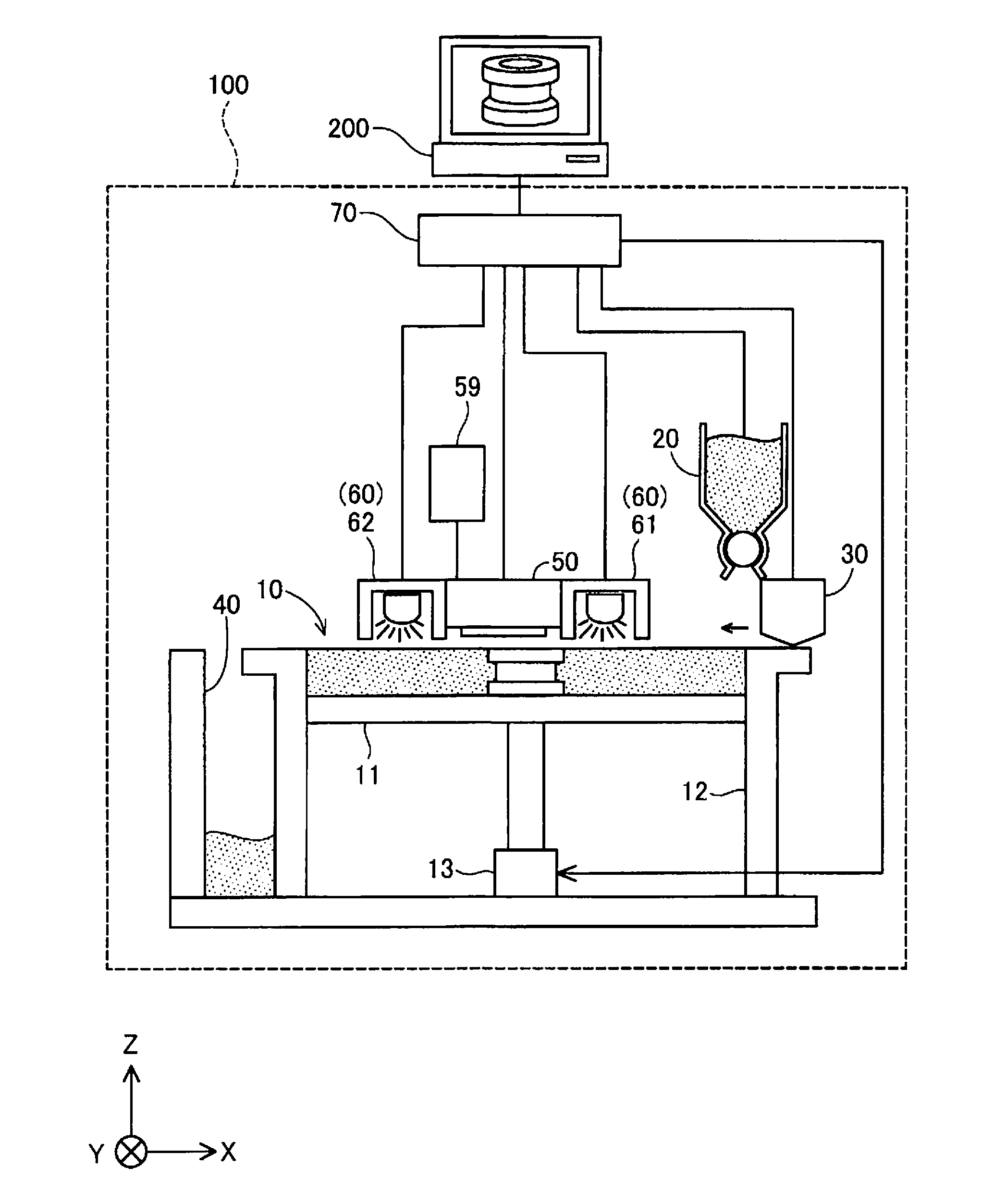 Three-dimensional modeling apparatus and manufacturing method