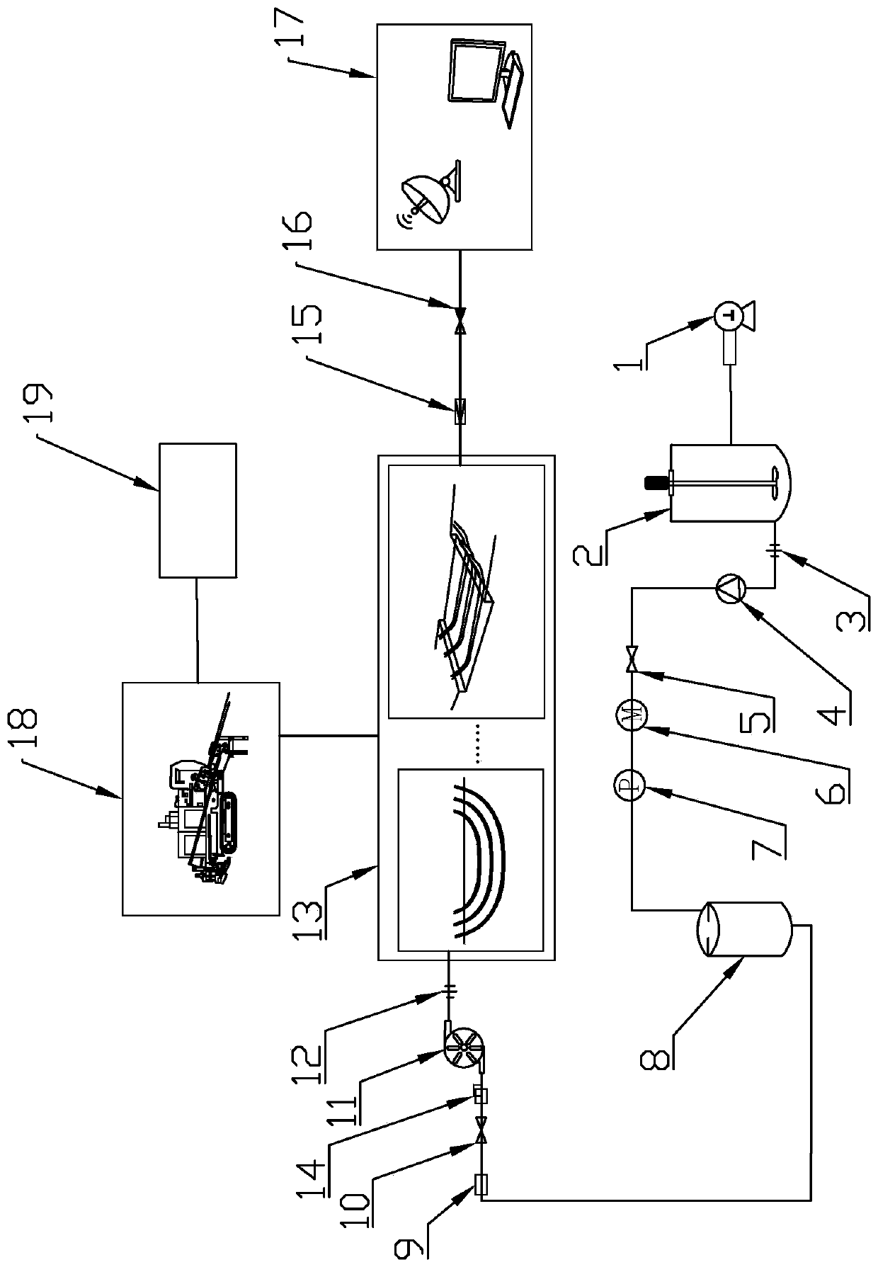 Horizontal well injection remediation system and method for pressed and covered contaminated soil or underground water