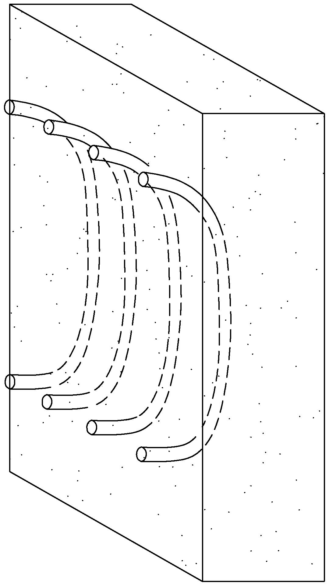 Horizontal well injection remediation system and method for pressed and covered contaminated soil or underground water