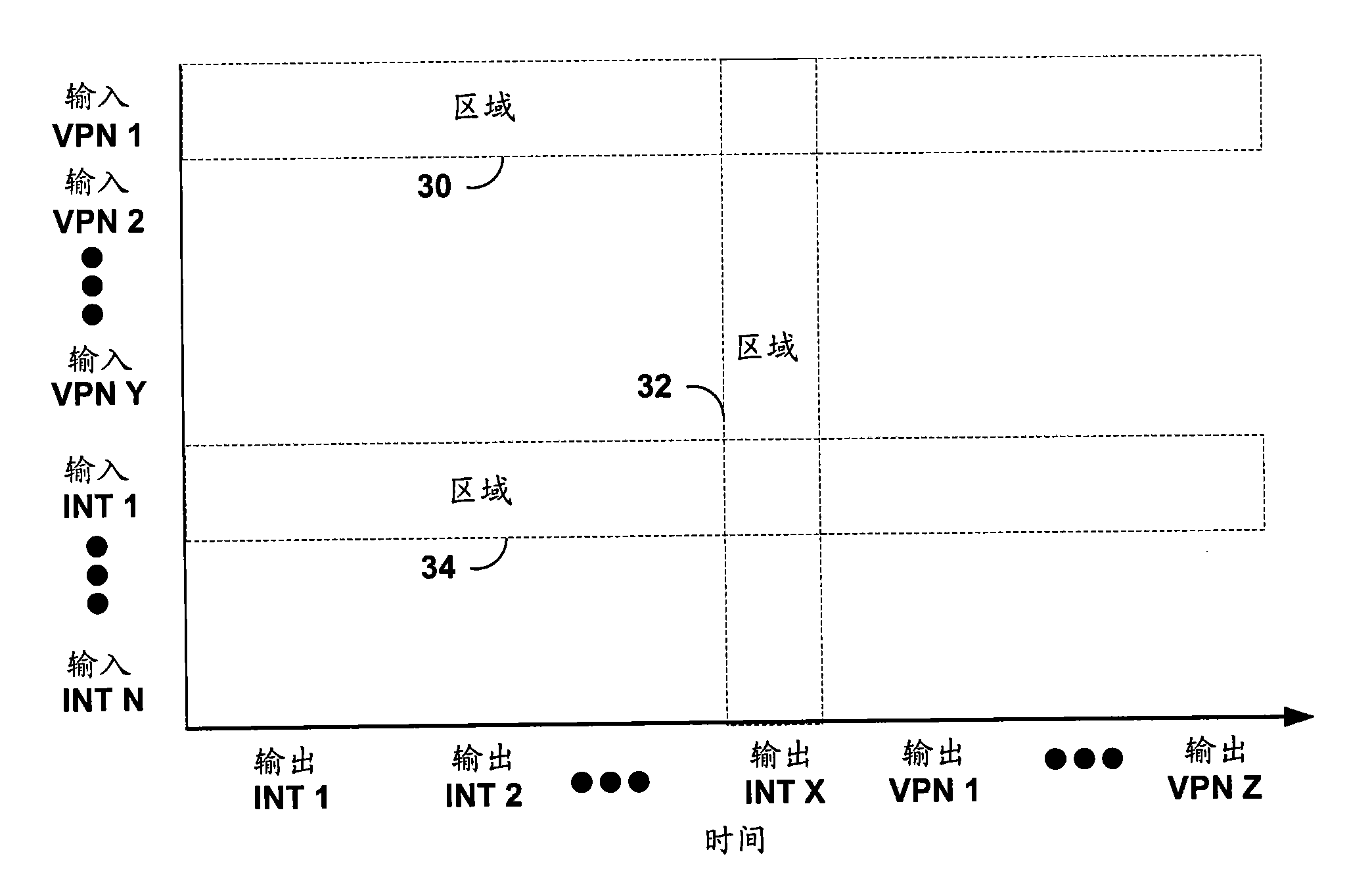 Routing device having integrated MPLS-aware firewall