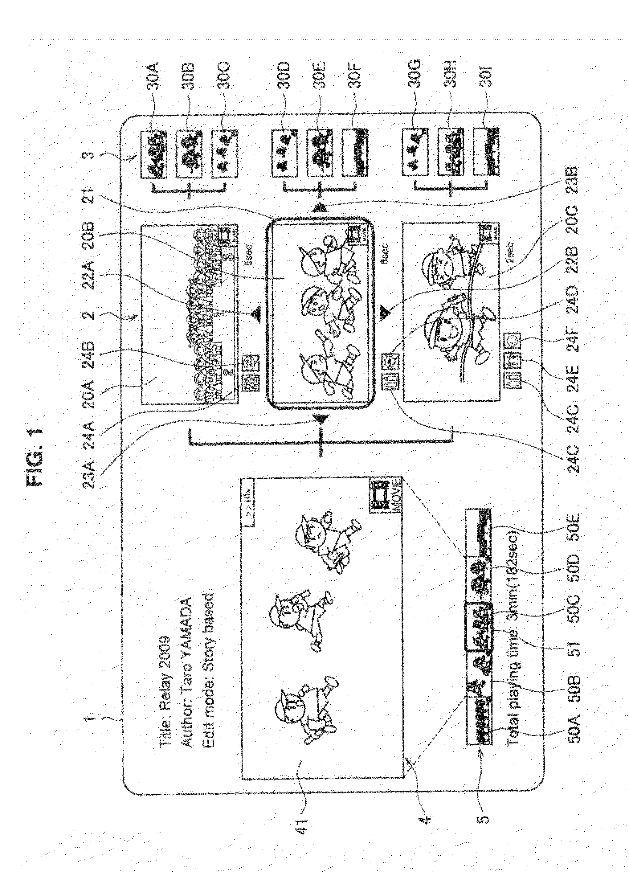 Image editing apparatus, image editing method and program