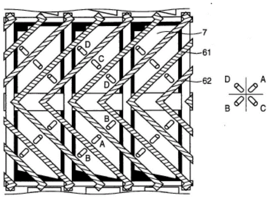 Display method and device for MVA (multi-domain vertical alignment) wide viewing angle LCD (liquid crystal display) screen